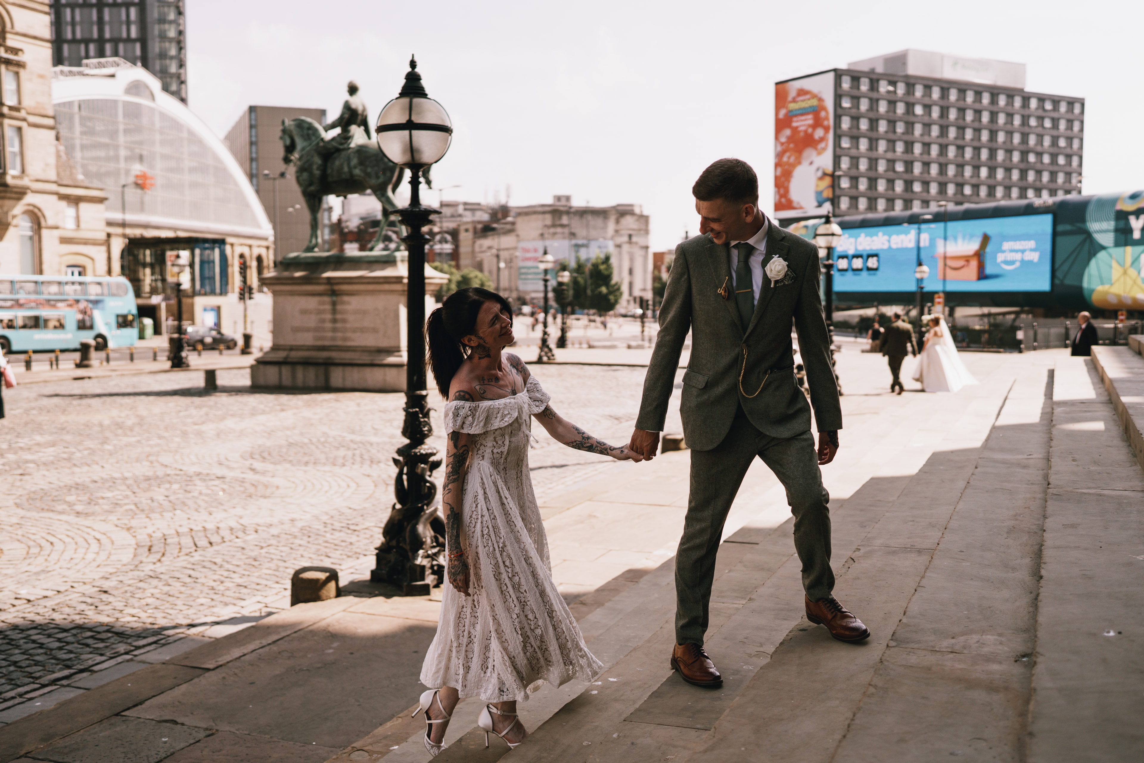 Wedding couple — real wedding photography