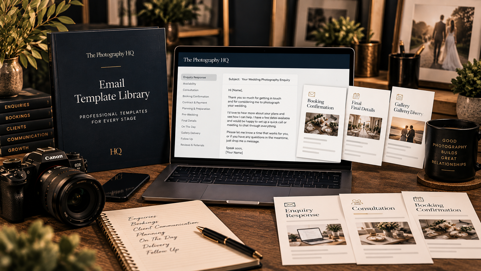 Wedding Photographer Email Template Library