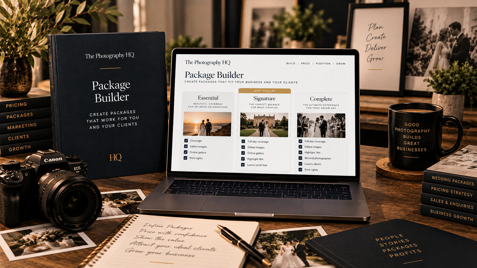Wedding Photography Package Builder