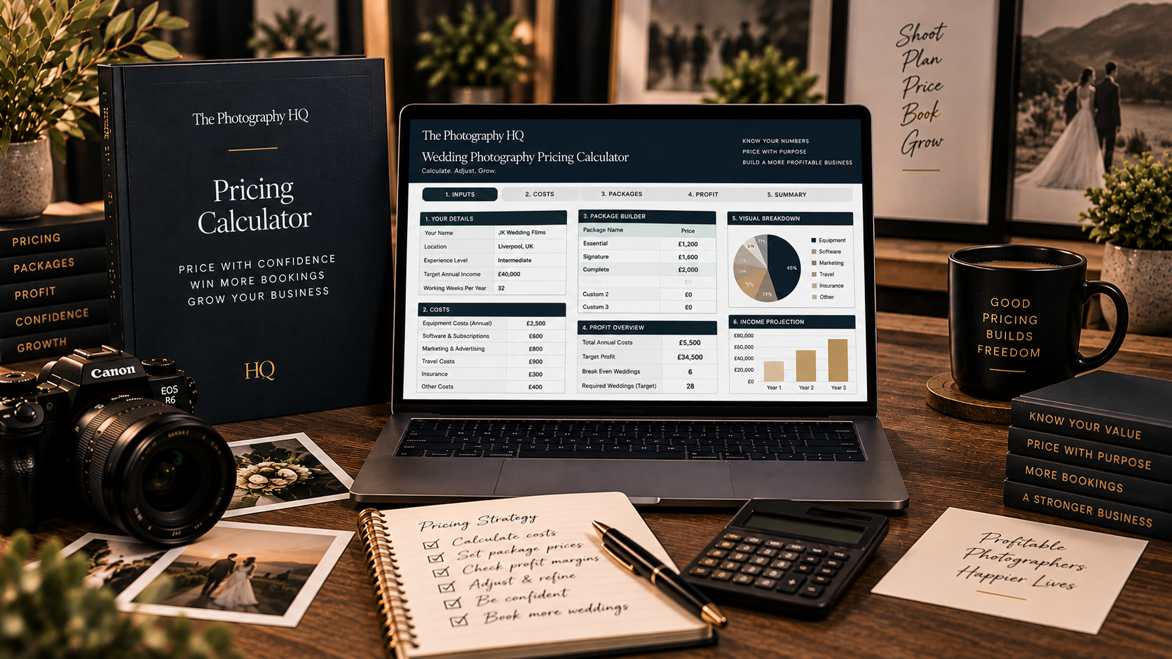 Wedding Photography Pricing Calculator